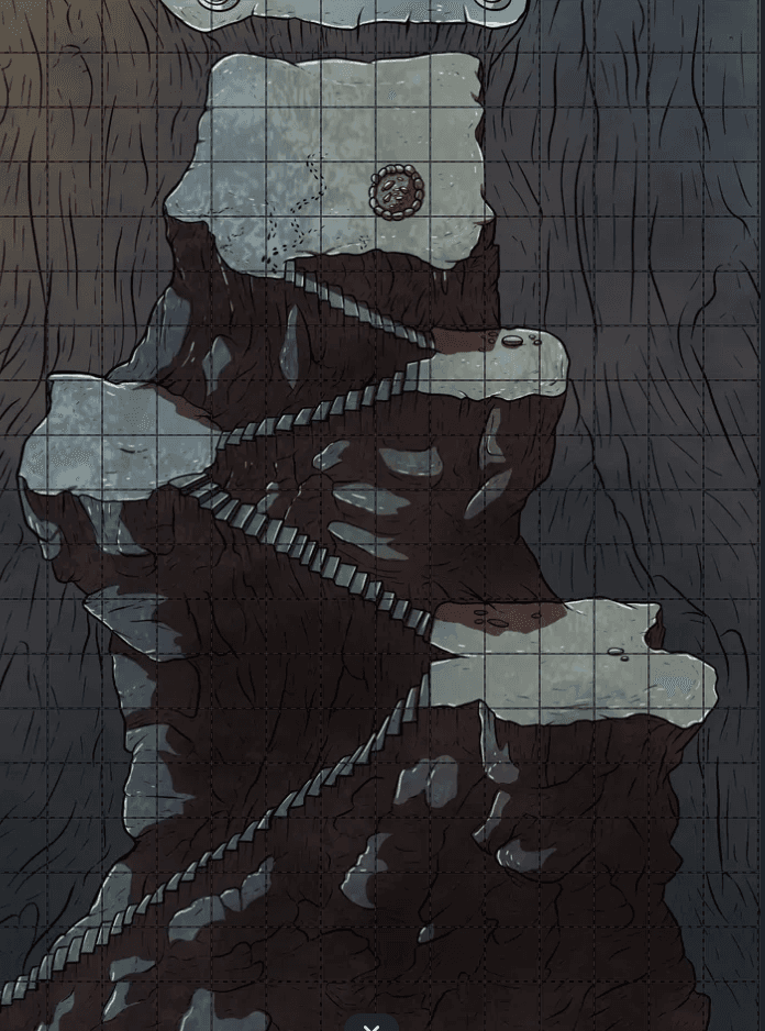 Winding stairs, entrance to the citadel