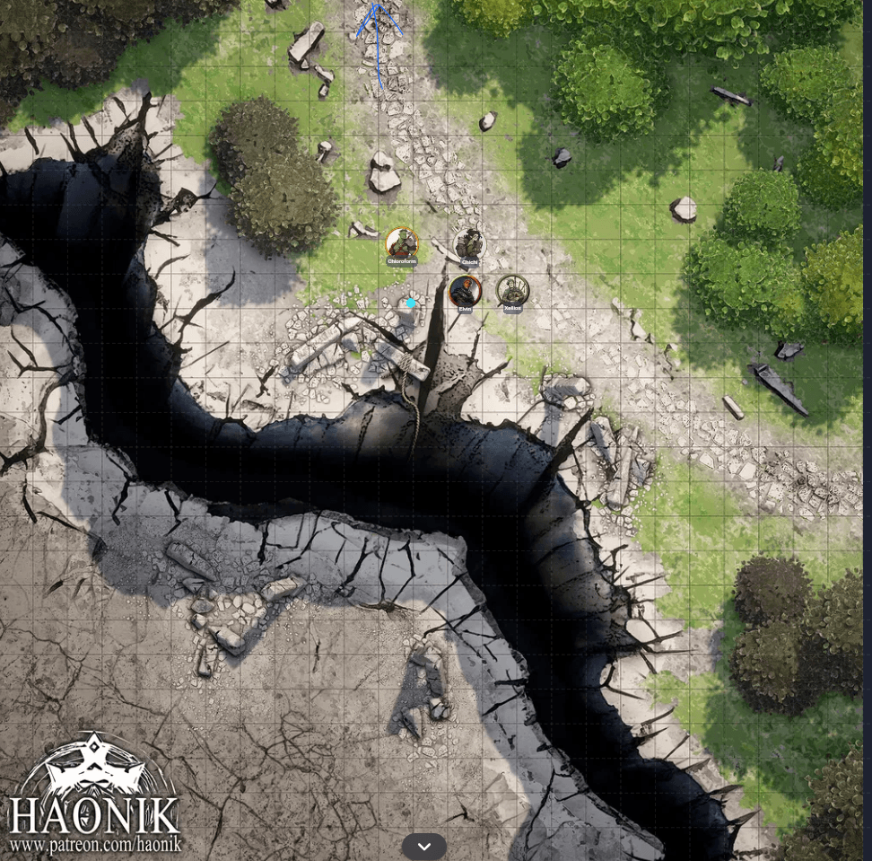 Ravine, entrance to the citadel